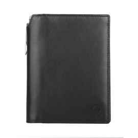 Бумажник для документов Cross Classics Black, с ручкой Cross, кожа наппа, гладкая, черный, 14 х 11 х