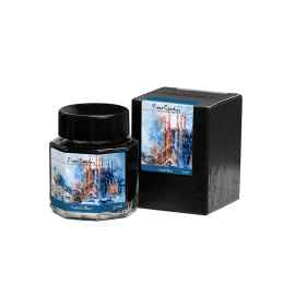 Флакон чернил Pierre Cardin 30мл, серия CITY FANTASY цвет Gaudi Blue (Синий Гауди)