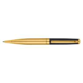 Ручка шариковая Pierre Cardin GOLDEN. Цвет - золотистый и черный. Упаковка B-1