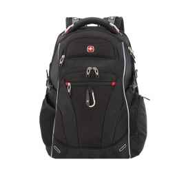 Рюкзак SWISSGEAR, Scansmart 15', чёрный/красный, полиэстер 900D/добби, 34x22x46 см, 34 л