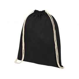 Рюкзак со шнурком Tenes из хлопка 140 г/м², 5-12057590, Цвет: черный