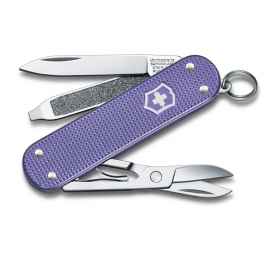 Нож-брелок VICTORINOX Classic SD Alox Colors 'Electric Lavender', 58 мм, 5 функций, лавандовый