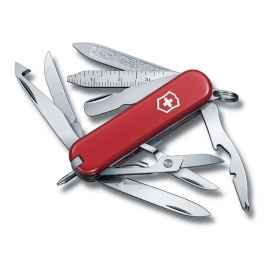 Нож-брелок VICTORINOX Mini Champ, 58 мм, 17 функций, красный