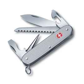 Нож перочинный VICTORINOX Farmer, 93 мм, 9 функций, алюминиевая рукоять, серебристый