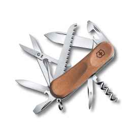 Нож перочинный VICTORINOX EvoWood 17, 85 мм, 13 функций, рукоять из орехового дерева