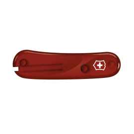 Передняя накладка для ножей VICTORINOX 85 мм, пластиковая, полупрозрачная красная