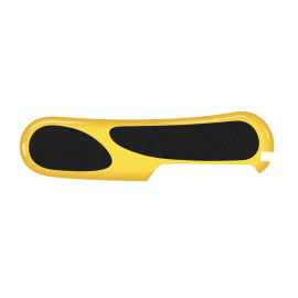 Задняя накладка для ножей VICTORINOX 85 мм, пластиковая, жёлто-чёрная