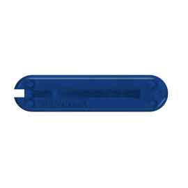 Задняя накладка для ножей VICTORINOX 58 мм, пластиковая, полупрозрачная синяя