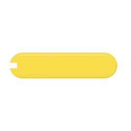 Задняя накладка для ножей VICTORINOX 58 мм, пластиковая, жёлтая
