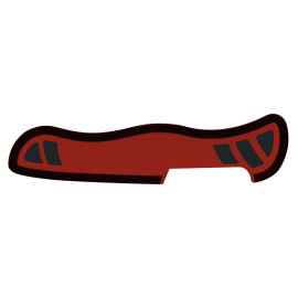 Задняя накладка для ножей VICTORINOX 111 мм, нейлоновая, красно-чёрная