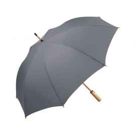 Бамбуковый зонт-трость Okobrella, 100108, Цвет: серый,медный