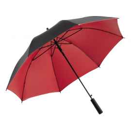 Зонт-трость Double face, 100099, Цвет: черный,красный