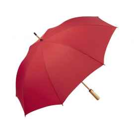 Бамбуковый зонт-трость Okobrella, 100113, Цвет: красный