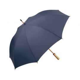 Бамбуковый зонт-трость Okobrella, 100111, Цвет: темно-синий