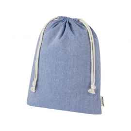 Большая подарочная сумка Pheebs из переработанного хлопка 4 л, 4л, 12067250, Цвет: синий, Размер: 4л