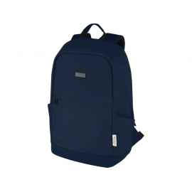 Противокражный рюкзак Joey для ноутбука 15,6 из переработанного брезента, 12067755, Цвет: темно-синий