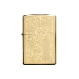 Зажигалка ZIPPO Venetian® с покрытием High Polish Brass, 422100, Цвет: золотистый