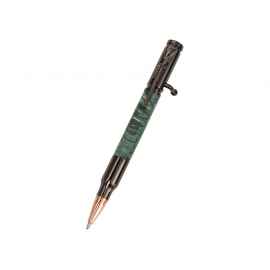 Ручка шариковая Кап клена, 101004, Цвет: зеленый,темно-стальной