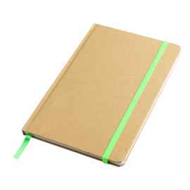 Блокнот &quot;Элвин&quot; с линованными страницами, зеленый, Цвет: зеленый