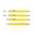 Ручка шариковая Construction, мультиинструмент, желтая, Цвет: желтый, Размер: 15х1х1 с, изображение 4