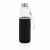Стеклянная бутылка с чехлом из неопрена, Черный, Цвет: черный, Размер: Длина 6,8 см., ширина 6,8 см., высота 22,5 см., диаметр 6,8 см., изображение 2