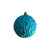 Новогодний ёлочный шар Рельеф, 87343, Цвет: синий