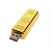 Gold_bar.128 Гб.Золотой, Цвет: золотой, Интерфейс: USB 3.0