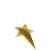 1502-105 Накладка Звезда, золото, Цвет: Золото, изображение 2