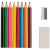 Набор Hobby с цветными карандашами, ластиком и точилкой, синий, уценка, Цвет: синий, изображение 3