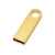 USB 2.0- флешка на 8 Гб с мини чипом, компактный дизайн с круглым отверстием, 8Gb, 6589.8.05, Цвет: золотистый, Размер: 8Gb