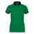 Рубашка поло  женская STAN с контрастными деталями хлопок/полиэстер 185, 04CW, Зелёный/Чёрный (30/20) (42/XS), Цвет: Зелёный, Размер: 42/XS