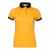 Рубашка поло  женская STAN с контрастными деталями хлопок/полиэстер 185, 04CW, Жёлтый/Чёрный (12/20) (42/XS), Цвет: Жёлтый, Размер: 42/XS