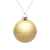 Елочный шар Finery Gloss, 8 см, глянцевый золотистый, Цвет: золотистый