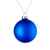 Елочный шар Finery Matt, 8 см, матовый синий, Цвет: синий