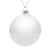 Елочный шар Finery Gloss, 10 см, глянцевый белый, Цвет: белый
