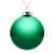 Елочный шар Finery Gloss, 10 см, глянцевый зеленый, Цвет: зеленый