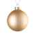 Елочный шар Finery Matt, 10 см, матовый золотистый, Цвет: золотистый