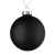 Елочный шар Finery Matt, 10 см, матовый черный, Цвет: черный