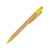Ручка шариковая бамбуковая STOA, HW8034S10329, Цвет: бежевый,желтый