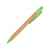 Ручка шариковая бамбуковая STOA, HW8034S111429, Цвет: бежевый,зеленое яблоко