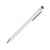 Ручка-стилус металлическая шариковая CANAIMA, HW8004S101, Цвет: белый