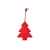 Войлочное рождественское украшение ABEND, елочка, XM1302S1512, Цвет: красный