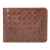 Бумажник Mano 'Don Luca', натуральная кожа в коньячном цвете, 11 х 8,5 см