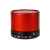 Портативная bluetooth-колонка 'Martins', красный, 5,9х5 см,пластик,металл, Цвет: красный