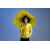 Квадратный зонт-трость Octagon, черный с желтым, Цвет: желтый, Размер: длина 85 см, изображение 6
