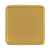 Квадратный шильдик на резинку Epoxi, матовый золотистый, Цвет: золотистый