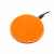 Беспроводное зарядное устройство с подсветкой 15W Auris, оранжевое, Цвет: оранжевый, Размер: 134x103x15
