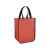 Ламинированная сумка для покупок, малая, 80 г/м2, 12034502, Цвет: красный