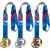 3657-001 Комплект медалей Фонтанка 55мм (3 медали), изображение 3