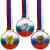 3670-032 Комплект медалей Аманита 70мм (3 медали)